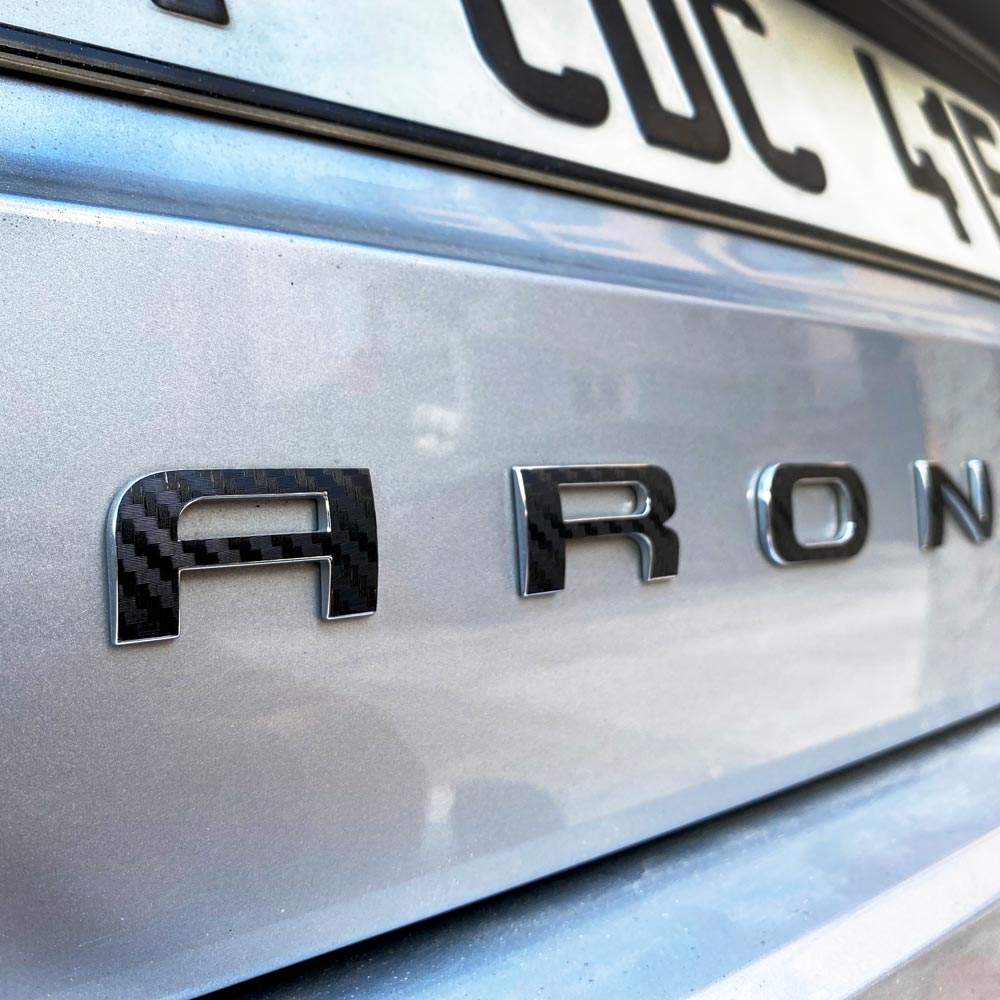 Seat Arona Emblem Overlay Set β Vinyl Logo Cover Decal for Exterior Styling