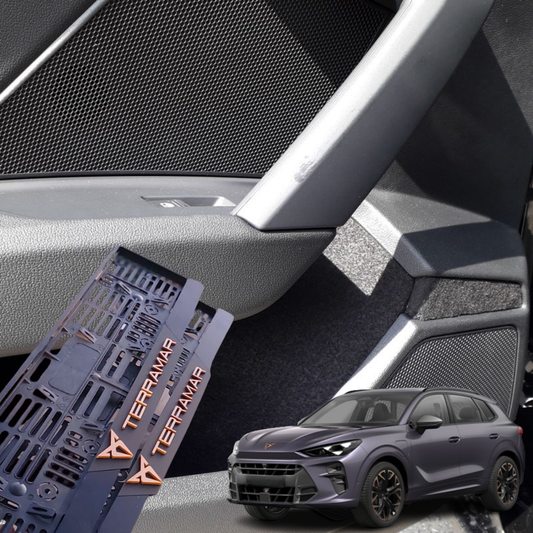 Car Interior Comfort Set Compatible with Cupra Terramar Anti Rattle Felt Liner