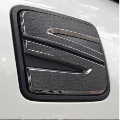 Seat Ateca Emblem Overlay Set Front & Rear – Vinyl Logo Cover Decal for Exterior Styling