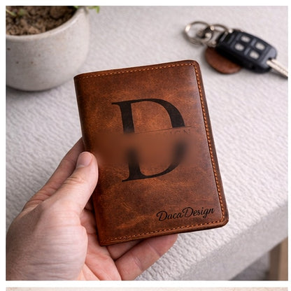 Customizable Genuine Leather License Holder