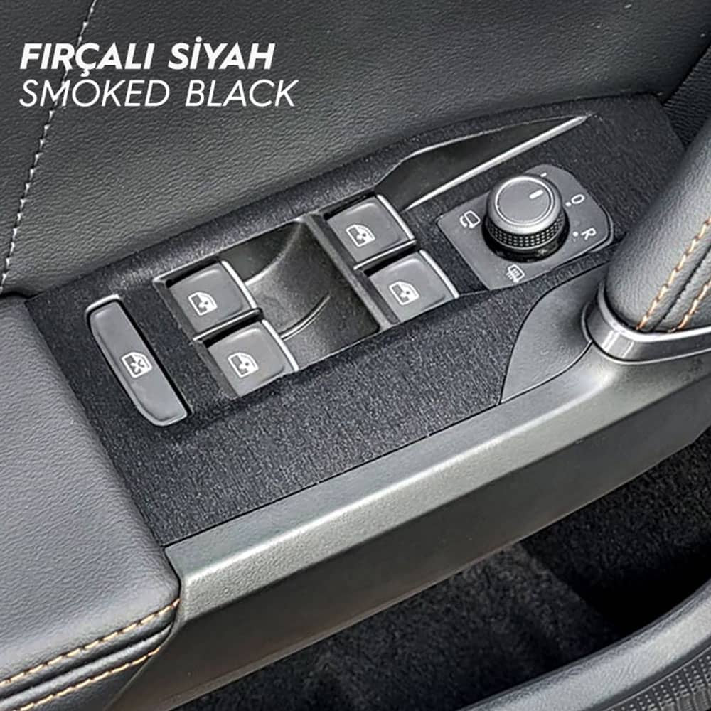 Carbon Look Door Pocket Trim for SEAT Ibiza MK5 Interior Vinyl