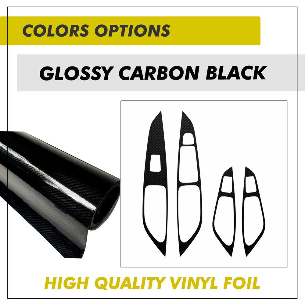 Carbon Look Interior Trim Kit for SEAT Leon MK3 Dashboard Vinyl