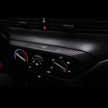 Carbon Look Interior Trim Vinyl Sticker for Hyundai i20 Dashboard