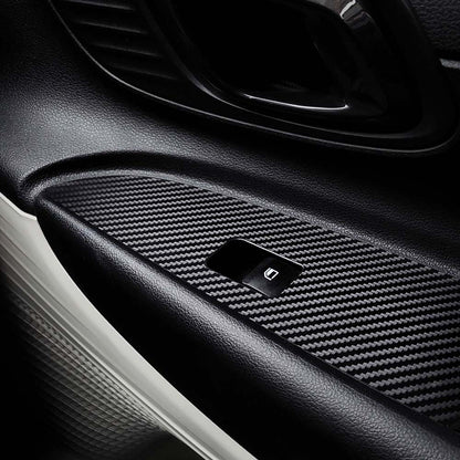 Carbon Look Interior Trim Vinyl Sticker for Hyundai i20 Dashboard