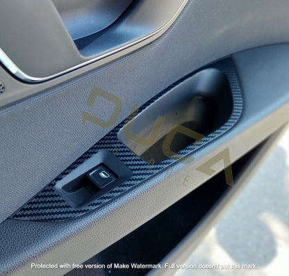 Carbon Look Interior Trim Kit for SEAT Leon MK3 Dashboard Vinyl