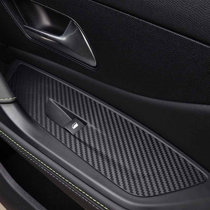 Peugeot 308/408 Interior Trim Kit: Carbon Matte Vinyl Wrap
