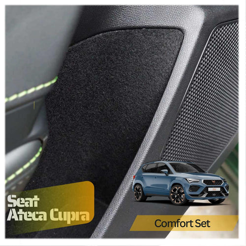 Universal Comfort Set for Ateca – Self-Adhesive Interior Fabric Insulation Kit | Easy Car Upgrade Accessory