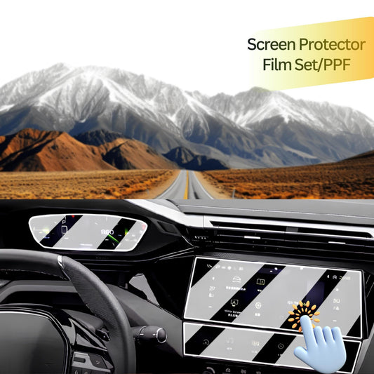 Peugeot 308-P5/408 For  Screen Protector Film Set/PPF