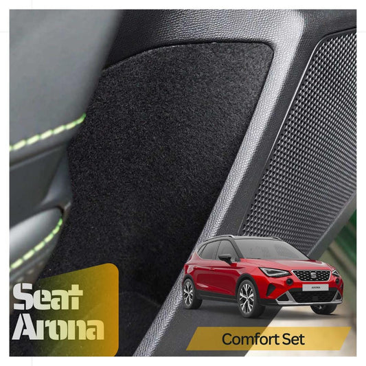 Comfort Set for Seat Arona – Self-Adhesive Interior Fabric Insulation Kit | Easy Car Upgrade Accessory