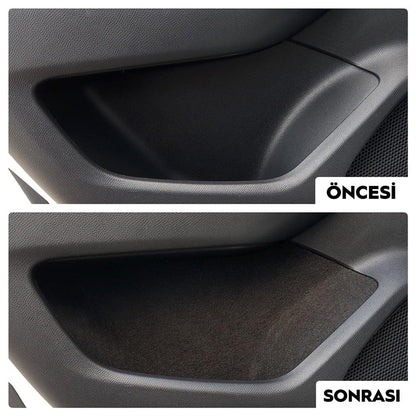 Car Interior Comfort Set Compatible with Peugeot 2008 Anti Rattle Felt Liner
