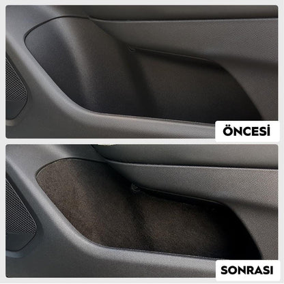 Car Interior Comfort Set Compatible with Peugeot 2008 Anti Rattle Felt Liner
