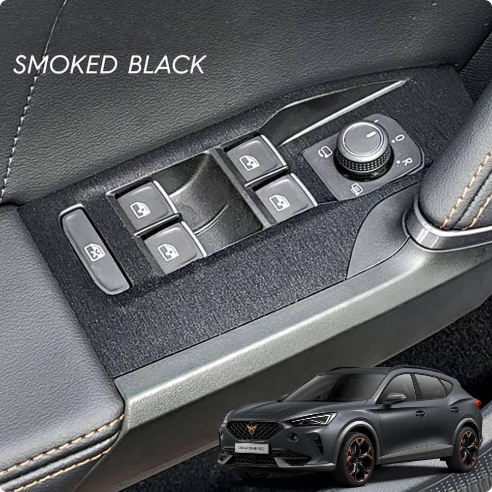 Matte Carbon Black Interior Trim Kit for Cupra Formentor Dashboard