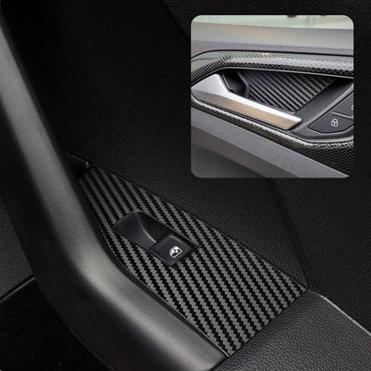 Matte Carbon Black Interior Trim for Volkswagen Taigo Dashboard Vinyl