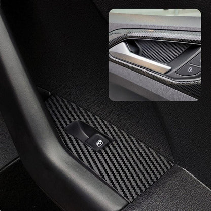 Carbon Look Door Pocket Trim for Volkswagen Polo MK6 Interior Vinyl