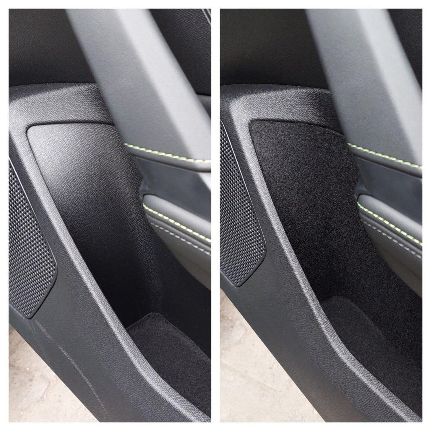 Peugeot 208 Comfort Set: Anti-Vibration Felt Storage Liners