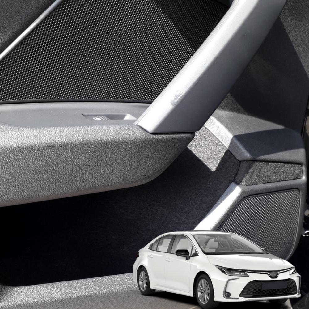Car Interior Comfort Set Compatible with Toyota Corolla e 210 Anti Rattle Felt Liner