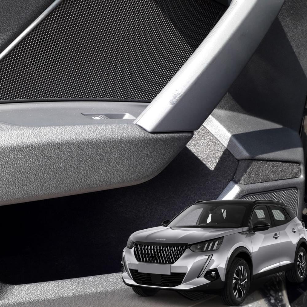 Car Interior Comfort Set Compatible with Peugeot 2008 Anti Rattle Felt Liner