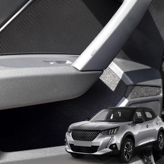 Car Interior Comfort Set Compatible with Peugeot 2008 Anti Rattle Felt Liner