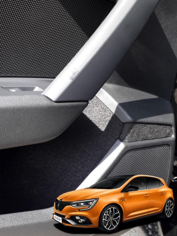 Car Interior Comfort Set Compatible with Renault Megane 4 Anti Rattle Felt Liner
