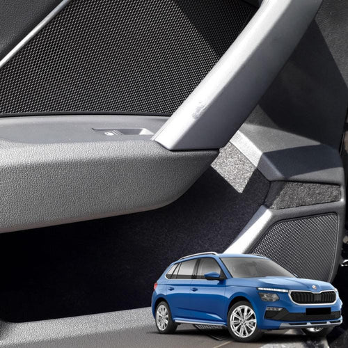 Car Interior Comfort Set Compatible with Skoda Kamiq Anti Rattle Felt Liner