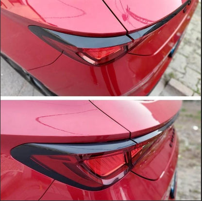 Black Taillight Trim for CUPRA Leon MK4 Rear Light Vinyl Overlay
