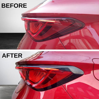 Black Taillight Trim for CUPRA Leon MK4 Rear Light Vinyl Overlay