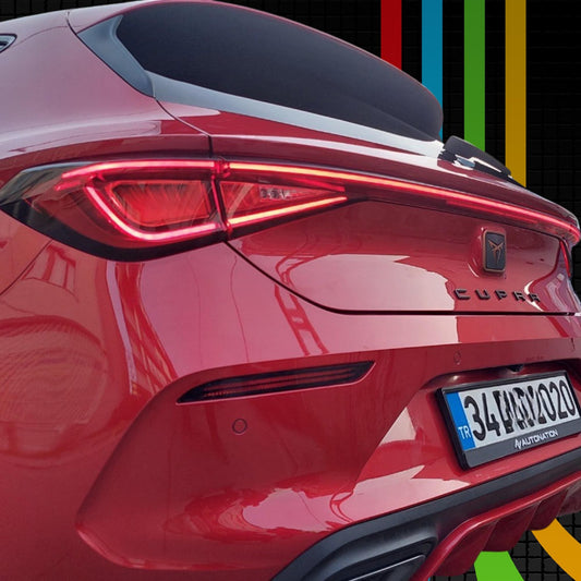 Black Taillight Trim for CUPRA Leon MK4 Rear Light Vinyl Overlay