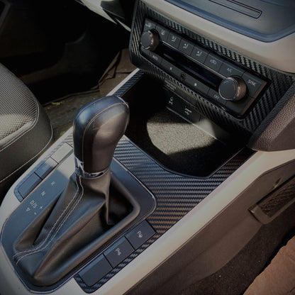 Carbon Look Interior Trim Kit for SEAT Ibiza MK5 2017–2024 Dashboard Vinyl