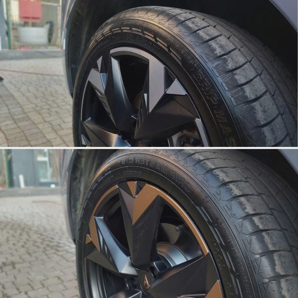 Wheel Rim Vinyl Sticker Set Compatible with Cupra Terramar 19″ Spectrum Wheels