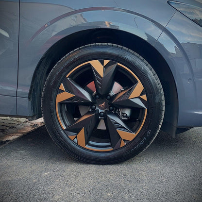 Wheel Rim Vinyl Sticker Set Compatible with Cupra Terramar 19″ Spectrum Wheels