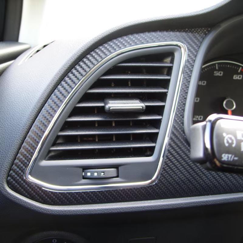 Carbon Fiber Interior Trim Kit for SEAT Leon MK3 2013–2020 Dashboard Vinyl Wrap
