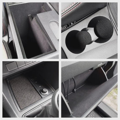 Car Interior Comfort Set Compatible with Volkswagen Caddy MK4 20152020 Anti Rattle Felt Liner