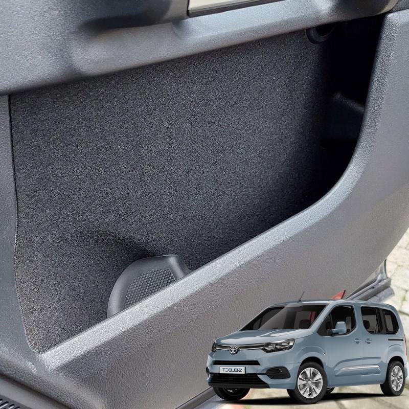 Toyota Proace Custom Fit Anti-Slip Interior Liner Set – Noise Reduction Organizer