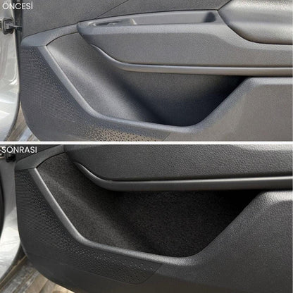 Skoda Fabia 2022+ Interior Liner Set: Anti-Slip Door Pocket, Cup Holder Inserts