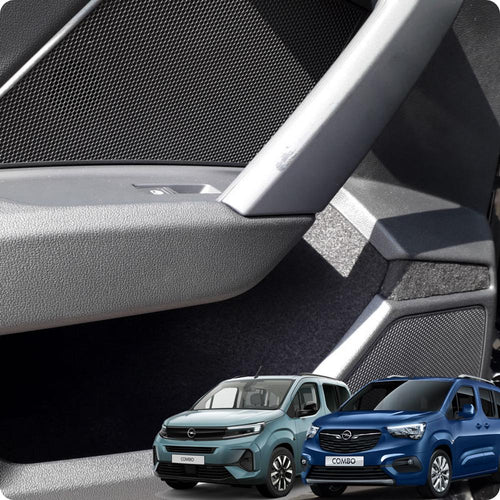 Opel Combo Custom Fit Interior Liner Set: Noise Reduction Organizer Mat