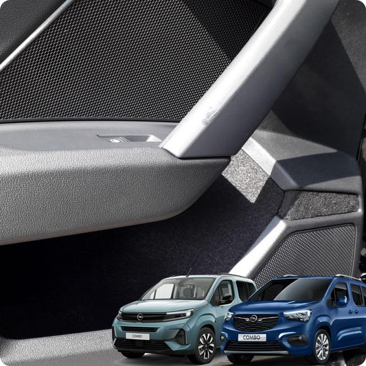 Opel Combo Custom Fit Interior Liner Set: Noise Reduction Organizer Mat