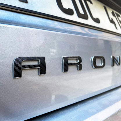 Seat Arona Emblem Overlay Set – Vinyl Logo Cover Decal for Exterior Styling